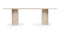 Dante - Dante Dining Table, Travertine, 98in