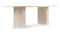 Dante - Dante Dining Table, Travertine, 98in