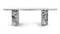 Dante - Dante Dining Table, Modellato Marble, 98in
