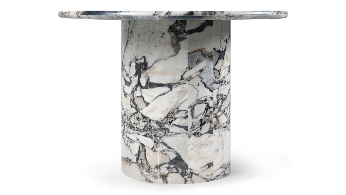 Dante - Dante Dining Table, Modellato Marble, 98in
