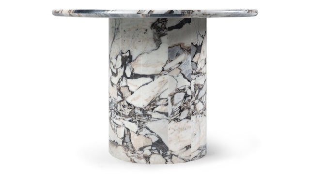 Dante - Dante Dining Table, Modellato Marble, 98in