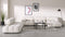 Bellini Large Sectional - Mario Bellini Large Sectional, Left Corner, White Boucle