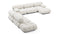 Bellini Large Sectional - Mario Bellini Large Sectional, Left Corner, White Boucle
