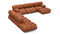 Bellini Large Sectional - Mario Bellini Large Sectional, Left Corner, Tan Premium Leather