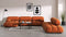Bellini Large Sectional - Mario Bellini Large Sectional, Right Corner, Apricot Velvet