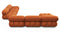 Bellini Large Sectional - Mario Bellini Large Sectional, Right Corner, Apricot Velvet