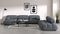 Bellini Large Sectional - Mario Bellini Large Sectional, Right Corner, Gray Boucle