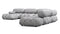 Bellini Large Sectional - Mario Bellini Large Sectional, Right Corner, Light Gray Velvet