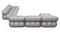 Bellini Large Sectional - Mario Bellini Large Sectional, Right Corner, Light Gray Velvet