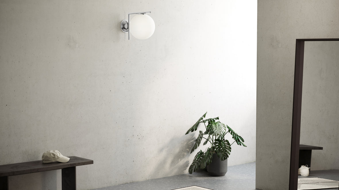 IC - IC Wall Light, Chrome