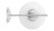 IC - IC Wall Light, Chrome