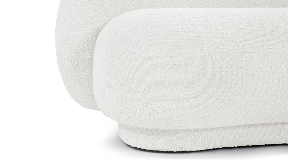 Julep - Julep Sofa, White Boucle
