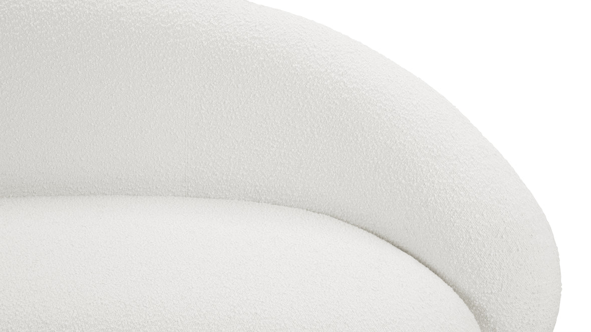 Julep - Julep Sofa, White Boucle