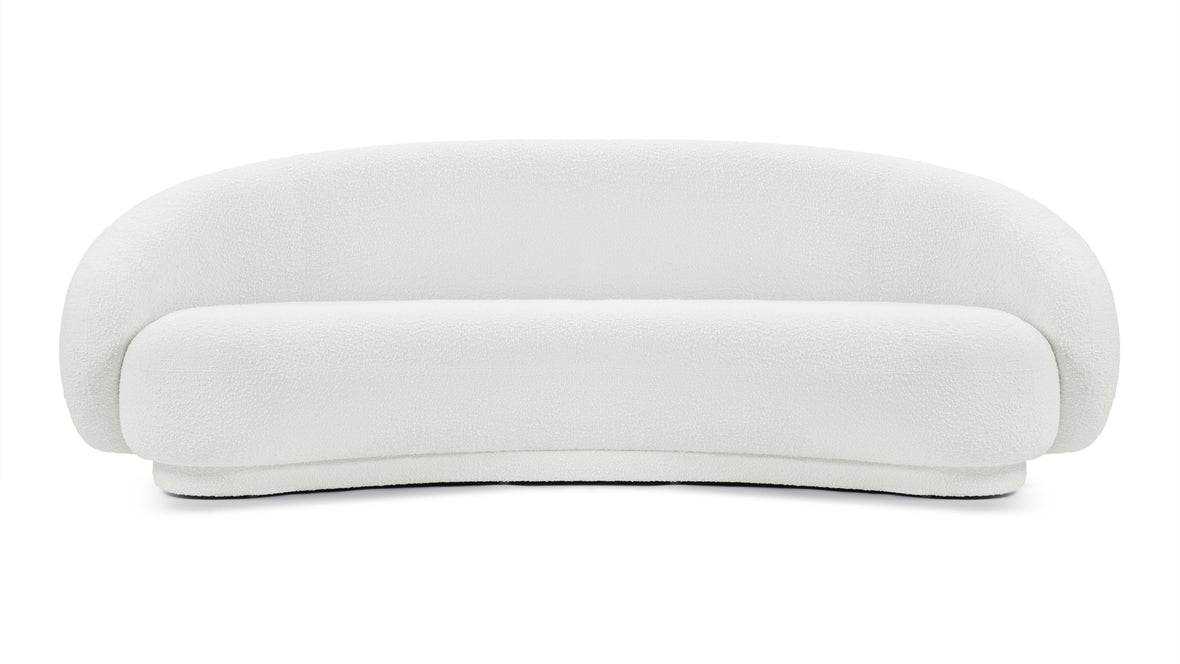 Julep - Julep Sofa, White Boucle