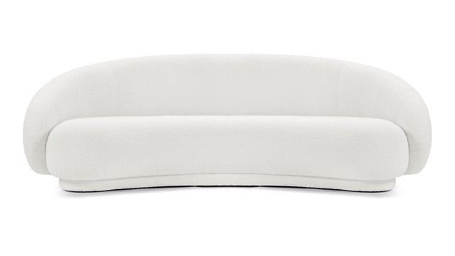 Julep - Julep Sofa, White Boucle