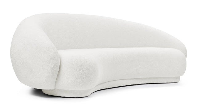 Julep - Julep Sofa, White Boucle