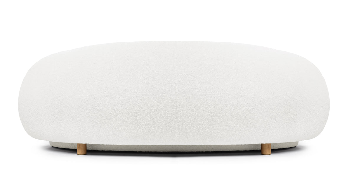 Julep - Julep Sofa, White Boucle