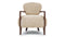 Cabana - Cabana Chair, Almond Long Hair Sherpa and Walnut