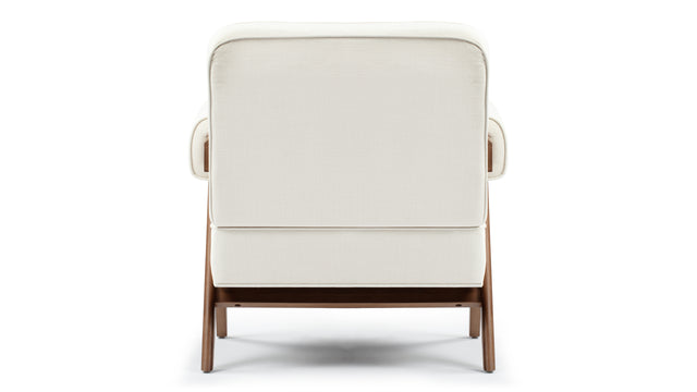 Jeanneret Lounge Chair - Pierre Jeanneret Lounge Chair, Cream Linen