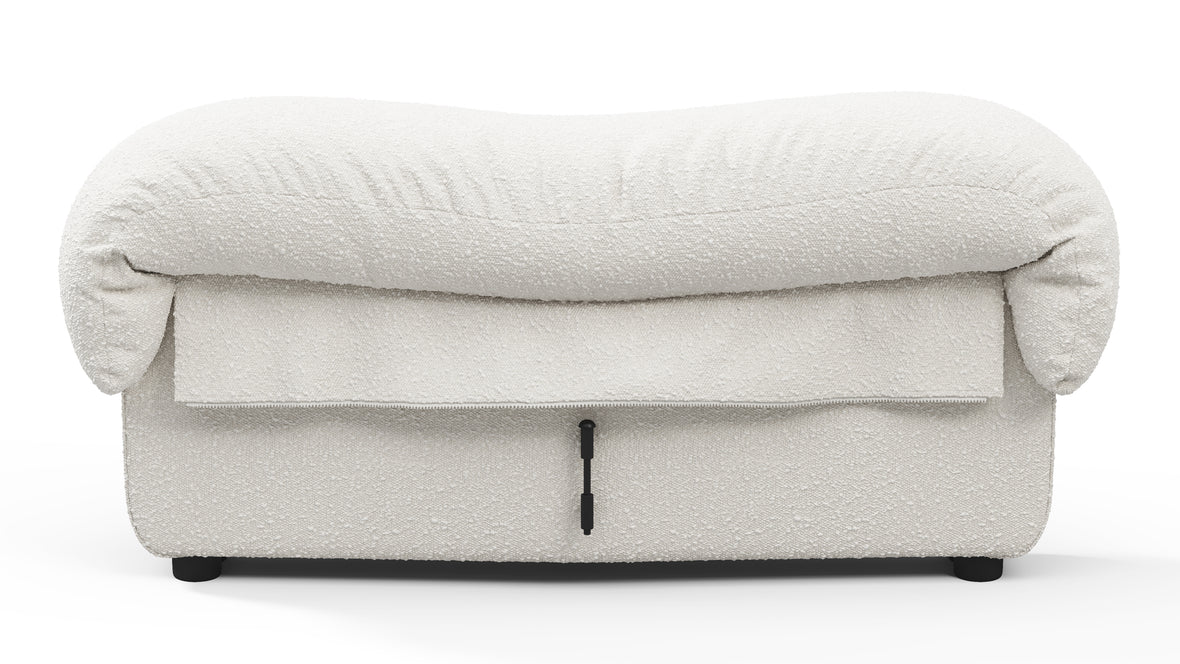 DS 600 - DS 600 Intermediate Stool Module, White Boucle