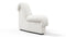 DS 600 - DS 600 Left End Module, Armless, White Boucle
