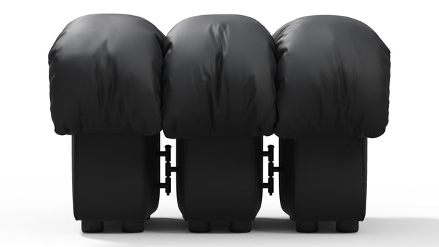 DS 600 - DS 600 Ottoman, Black Vegan Leather