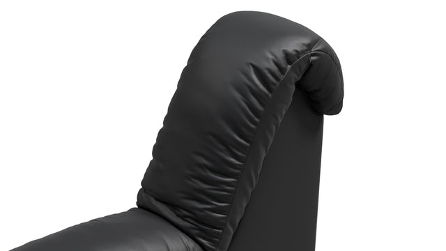 DS 600 - DS 600 Right End Module, Armless, Black Vegan Leather