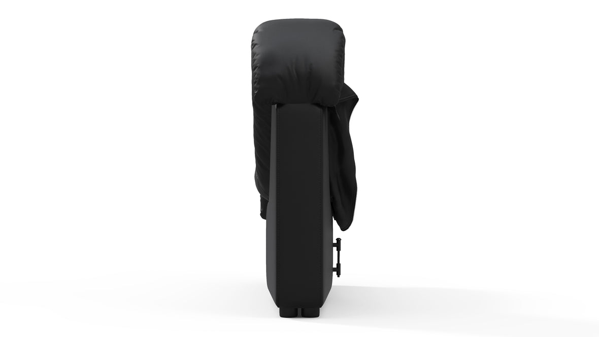 DS 600 - DS 600 Right End Module, Armless, Black Vegan Leather
