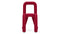 Bold - Bold Chair, Red Wool