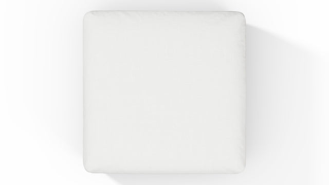 Sky - Sky Sofa Module, Ottoman, White Linen