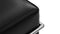 Corbusier - Corbusier Grand Modele Ottoman, Midnight Black Premium Leather