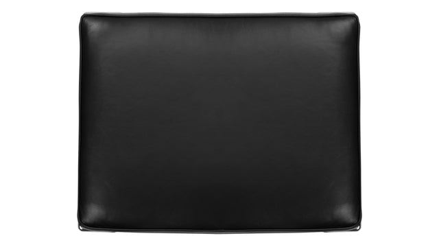 Corbusier - Corbusier Grand Modele Ottoman, Midnight Black Premium Leather
