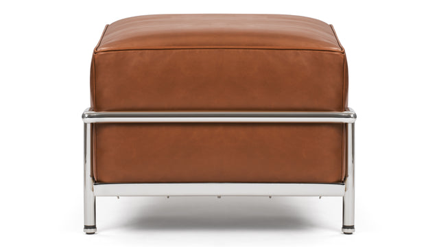 Corbusier - Corbusier Grand Modele Ottoman, Tan Premium Leather