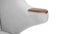 Papa Bear - Papa Bear Lounge Chair, Light Gray Wool and Walnut