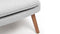 Papa Bear - Papa Bear Lounge Chair, Light Gray Wool and Walnut