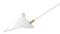 Mouille - Mouille Single Wall Sconce, Small, White