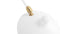 Mouille - Mouille Single Wall Sconce, Small, White