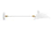 Mouille - Mouille Single Wall Sconce, Small, White