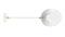 Mouille - Mouille Single Wall Sconce, Small, White