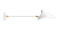 Mouille - Mouille Single Wall Sconce, Small, White