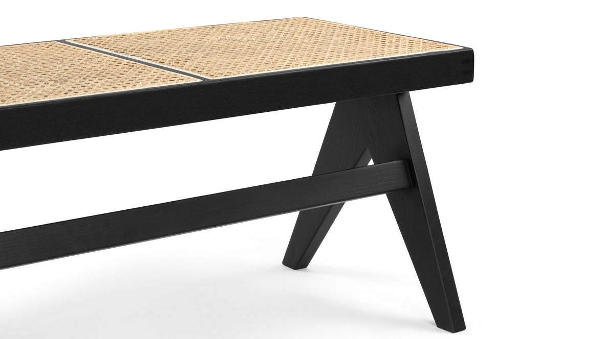 Jeanneret Bench - Pierre Jeanneret Bench, Black