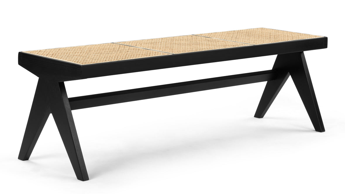 Jeanneret Bench - Pierre Jeanneret Bench, Black
