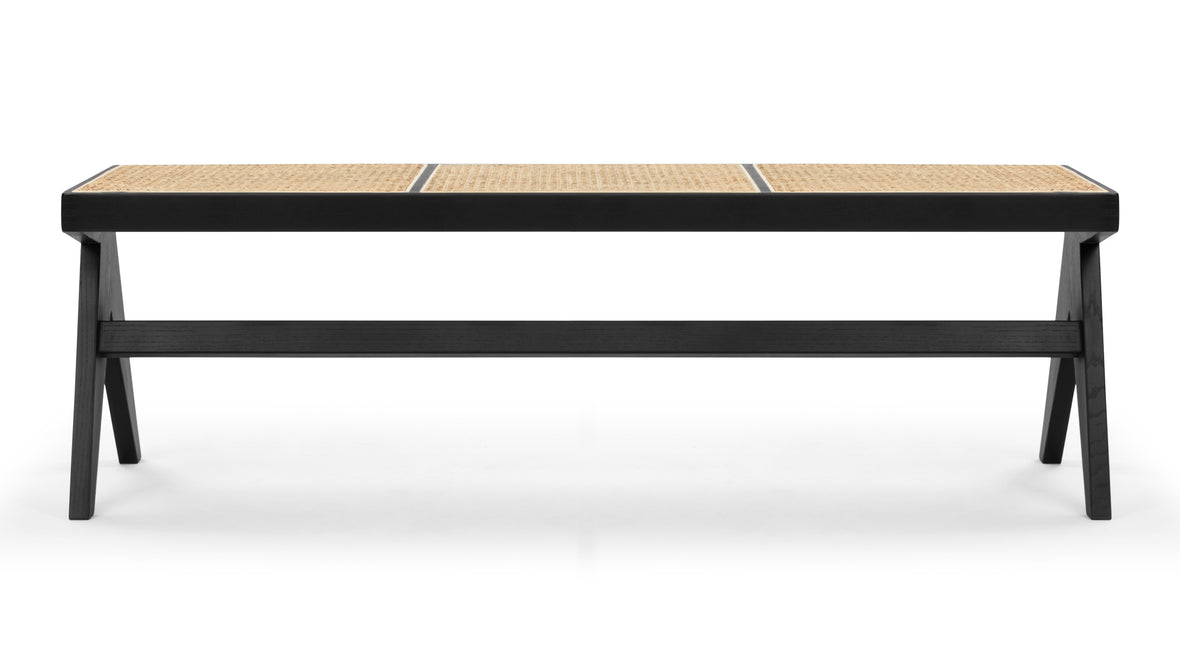Jeanneret Bench - Pierre Jeanneret Bench, Black