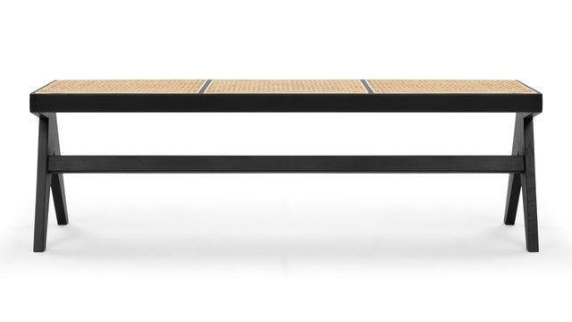 Jeanneret Bench - Pierre Jeanneret Bench, Black