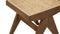 Jeanneret Low Stool - Pierre Jeanneret Stool, Walnut Stain