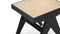 Jeanneret Low Stool - Pierre Jeanneret Stool, Black
