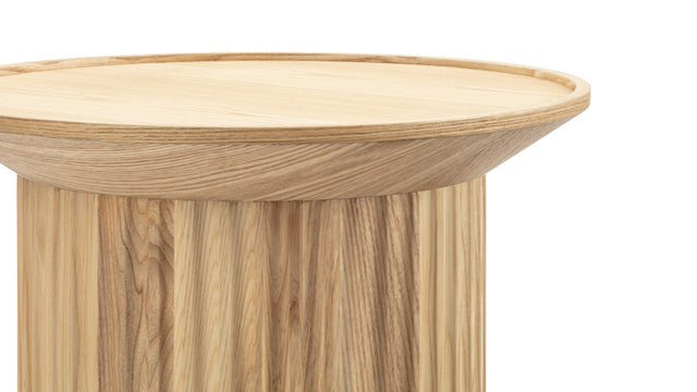Otto - Otto Side Table, Tall, Natural Ash