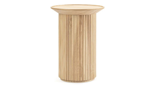 Otto - Otto Side Table, Tall, Natural Ash