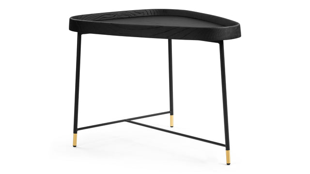 Remy - Remy Side Table, Black Ash Veneer