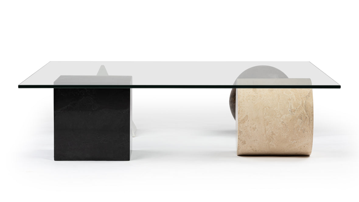 Metafora - Metafora Coffee Table, Mixed Stone